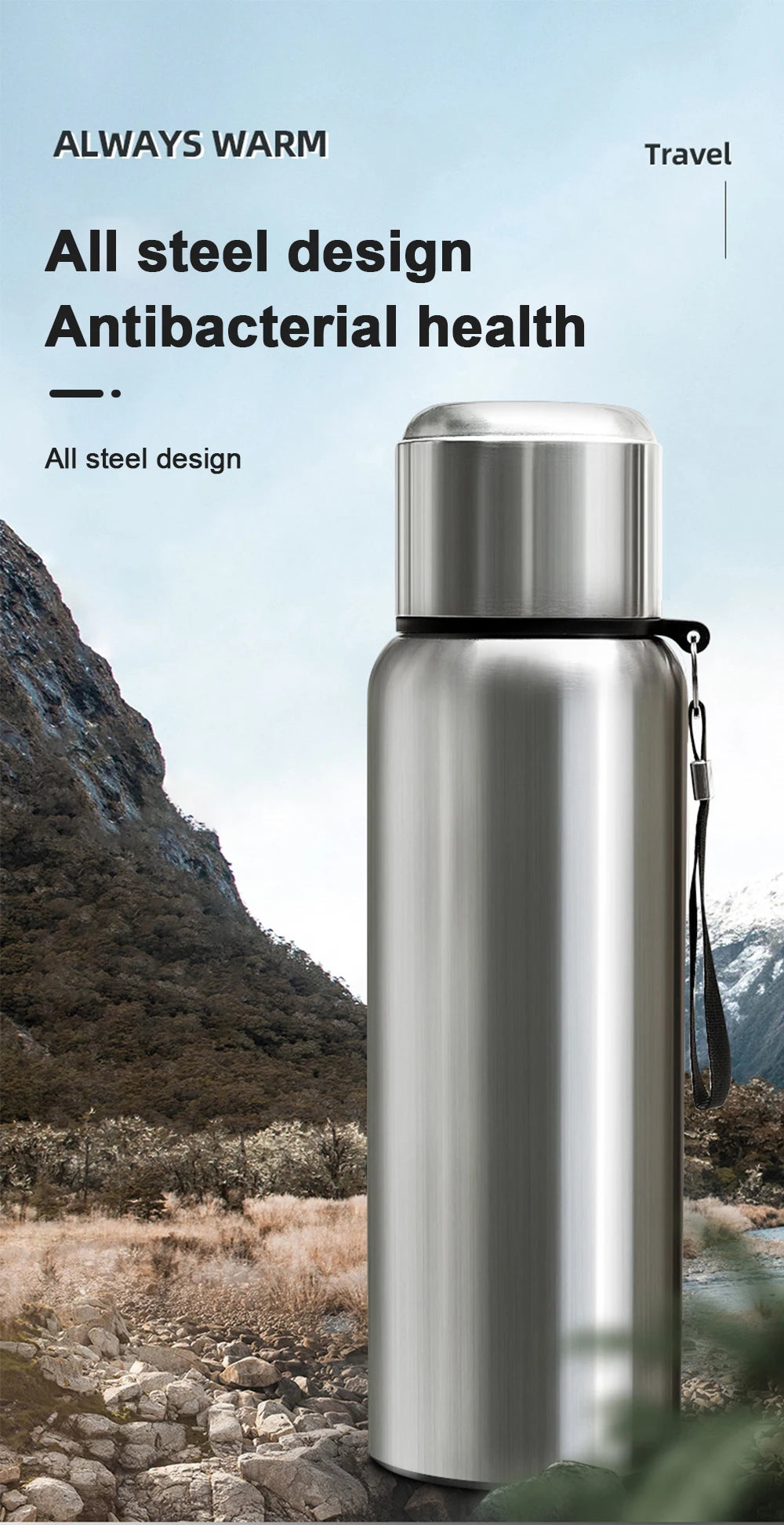Smart Insulated Thermos Bottle