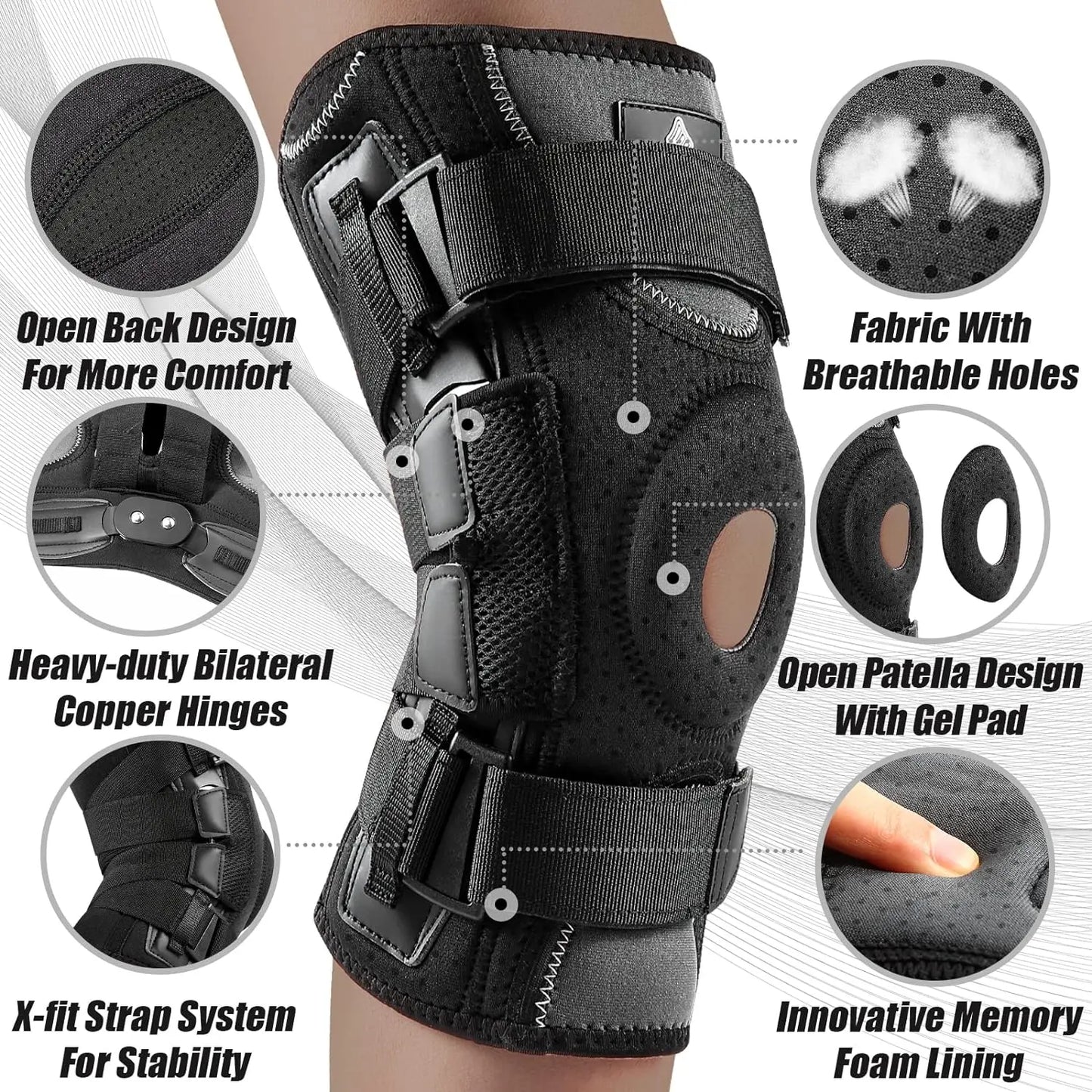 Medical Knee Brace for Meniscus & ACL Recovery