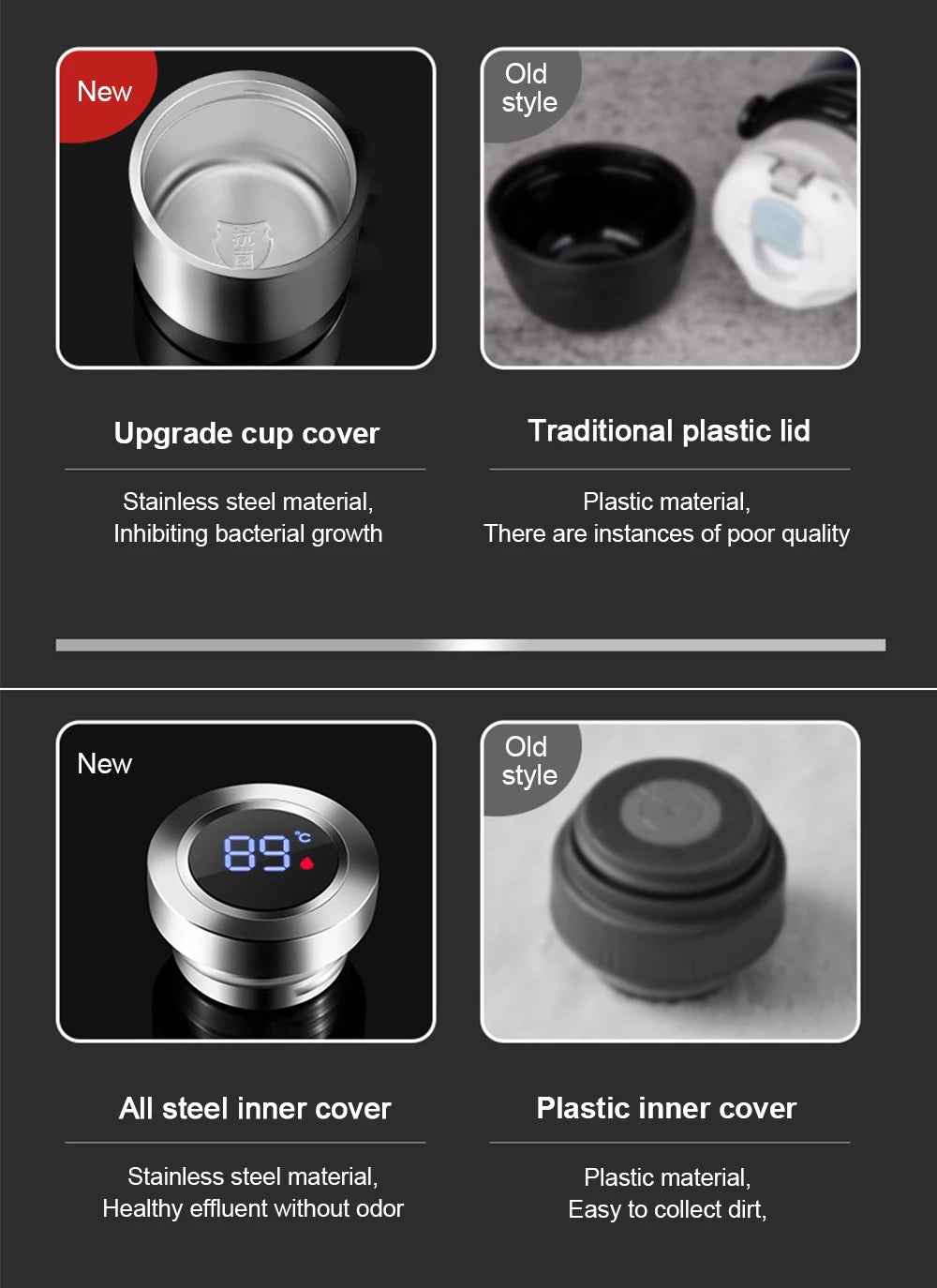 Smart Insulated Thermos Bottle