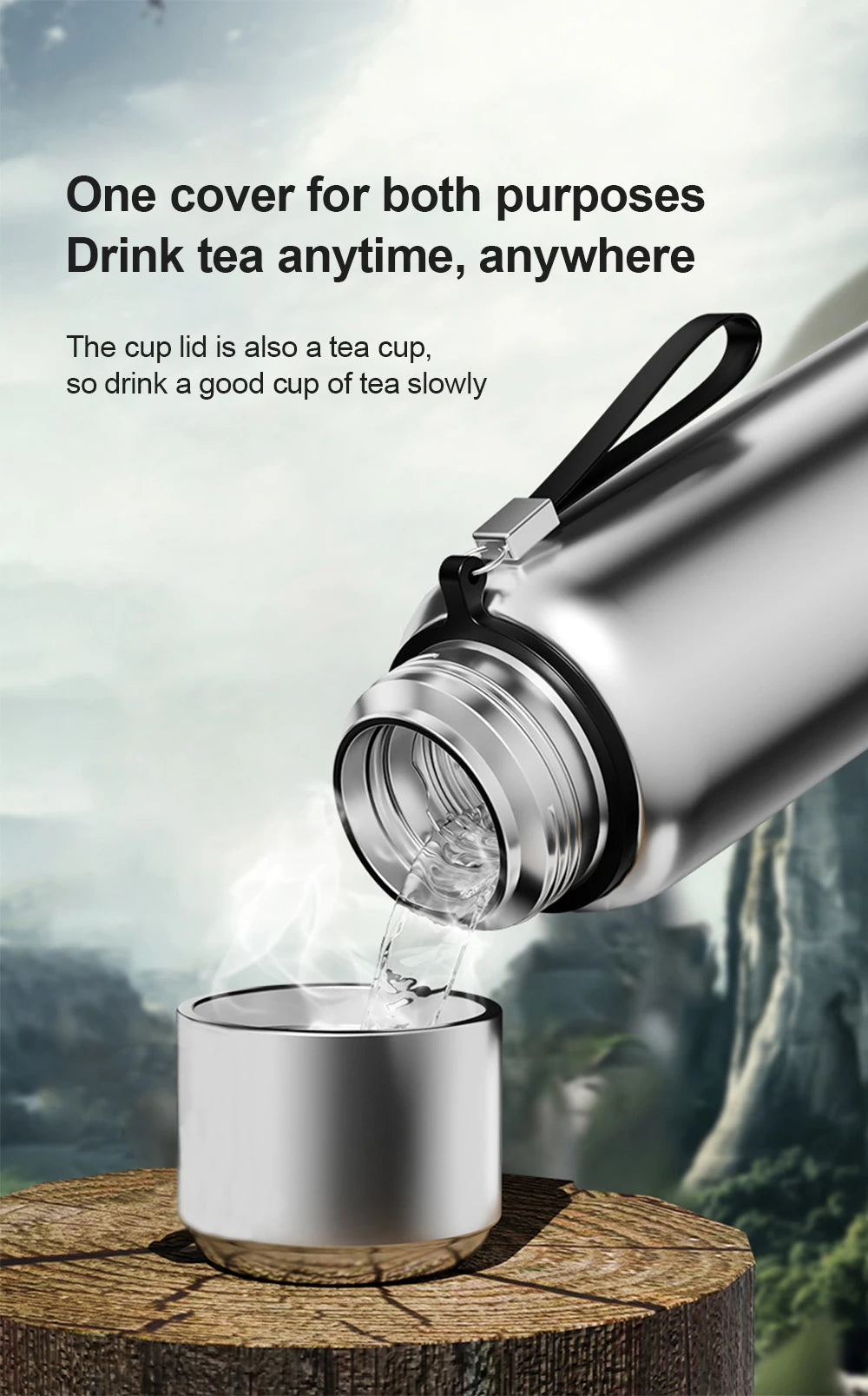 Smart Insulated Thermos Bottle