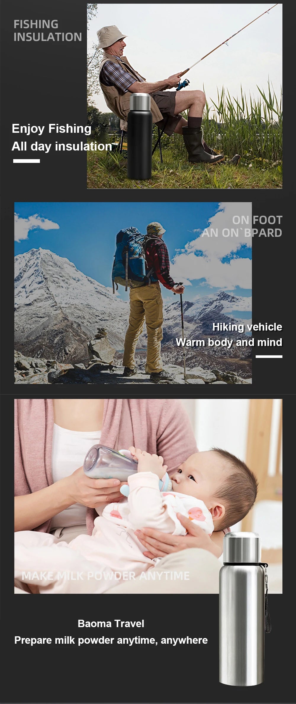 Smart Insulated Thermos Bottle